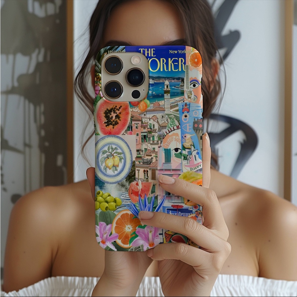 I phone 12 matte Perfect European summer phone case  nwot